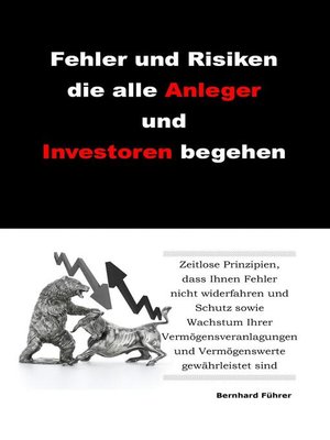 cover image of Fehler und Risiken die alle Anleger und Investoren begehen